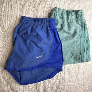 Set of 2 Athletic Shorts, Nike & Adidas Girls Shorts size small
